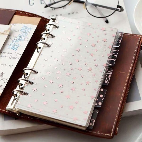 notepads sharkbang 5pcs pvc kawii beautiful star a5 a6 notebook spiral binder index separator page dividers diary book stationery1, Purple;pink
notepads sharkbang 5pcs pvc kawii beautiful star a5 a6 notebook spiral binder index separator page dividers diary book stationery1, Purple;pink