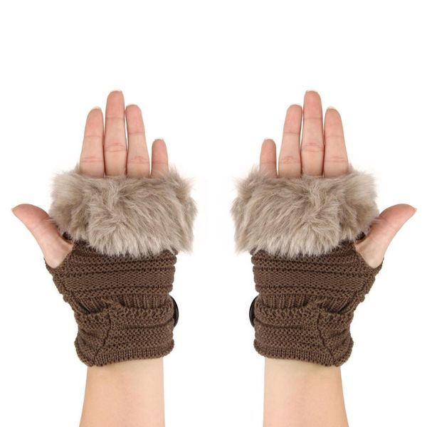 five fingers gloves men' winter women warm faux fur wrist fingerless mittens women' streetwear handschoenen, Blue;gray
five fingers gloves men' winter women warm faux fur wrist fingerless mittens women' streetwear handschoenen, Blue;gray