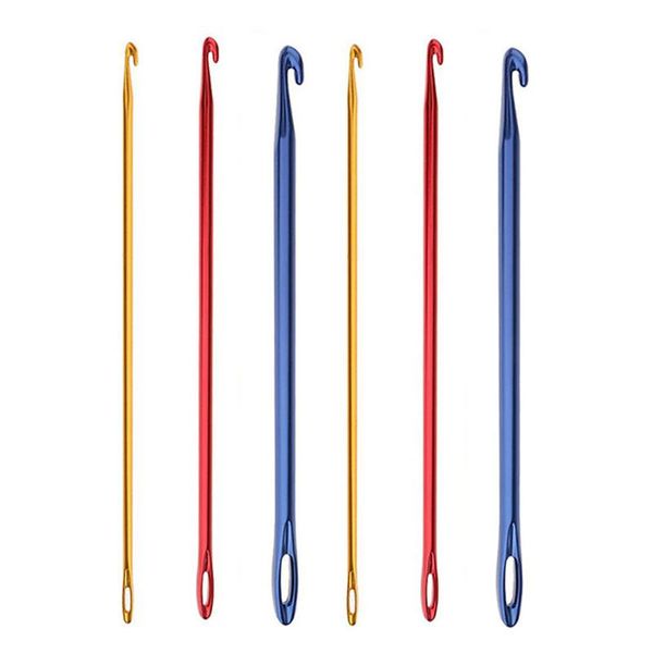 sewing notions & tools afghan aluminium needles for knitting diy tunisian crochet hooks hand knit tool with an eye needles(2.75-6.0mm), Black
sewing notions & tools afghan aluminium needles for knitting diy tunisian crochet hooks hand knit tool with an eye needles(2.75-6.0mm), Black