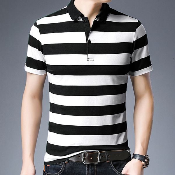 2021 new summer short sleeves oversized korea fashion striped polo shirts streetwear hip hop punk men's tees clothes n2ph, White;black
2021 new summer short sleeves oversized korea fashion striped polo shirts streetwear hip hop punk men's tees clothes n2ph, White;black