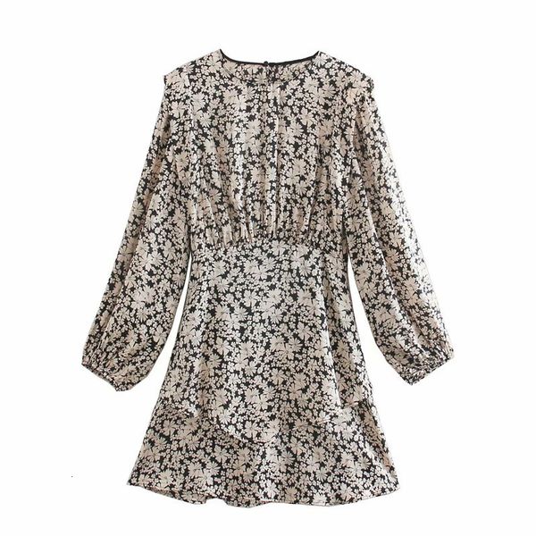 new elegant women vintage floral print 2021 fashion ladies ruffles o-neck streetwear female chic cascading mini es ndh1, Black;gray
new elegant women vintage floral print 2021 fashion ladies ruffles o-neck streetwear female chic cascading mini es ndh1, Black;gray
