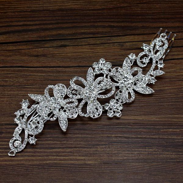 luxury flower silver color crystal and rhinestone wedding hair comb pearl bridal head piece for women prom accessories jewelry, Golden;silver
luxury flower silver color crystal and rhinestone wedding hair comb pearl bridal head piece for women prom accessories jewelry, Golden;silver