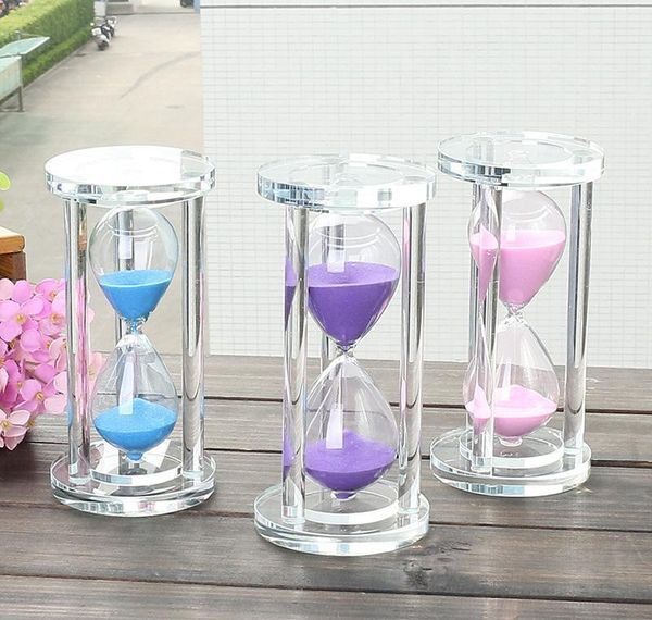 15/30/60 minutes cylindrical crystal hourglass, mini timer glass crafts, valentine's da bbytcy sweet07
15/30/60 minutes cylindrical crystal hourglass, mini timer glass crafts, valentine's da bbytcy sweet07