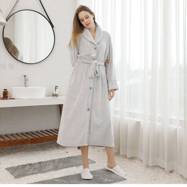 lovers kimono robe gown flannel nightgown warm nightwear winter new intimate lingerie long men and women sleepwear bathrobe, Black;red
lovers kimono robe gown flannel nightgown warm nightwear winter new intimate lingerie long men and women sleepwear bathrobe, Black;red
