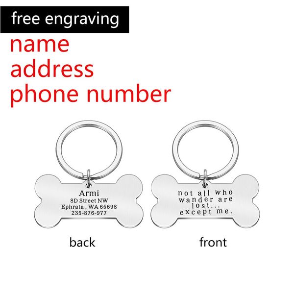 bone shape personalized engraved pet id dog tags double-sided dog collar accessories cat collars dog customized tags q bbyxgr 
bone shape personalized engraved pet id dog tags double-sided dog collar accessories cat collars dog customized tags q bbyxgr