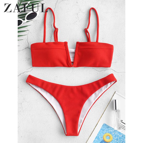 zaful women swimwear back knot ribbed bikini set beach suit wire padded low waisted beach wear swimming suit t200708, White;black
zaful women swimwear back knot ribbed bikini set beach suit wire padded low waisted beach wear swimming suit t200708, White;black