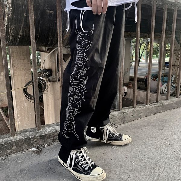 letters embroidered track pants mens streetwear loose joggers men old school joggpants sports trousers 201217, Black
letters embroidered track pants mens streetwear loose joggers men old school joggpants sports trousers 201217, Black
