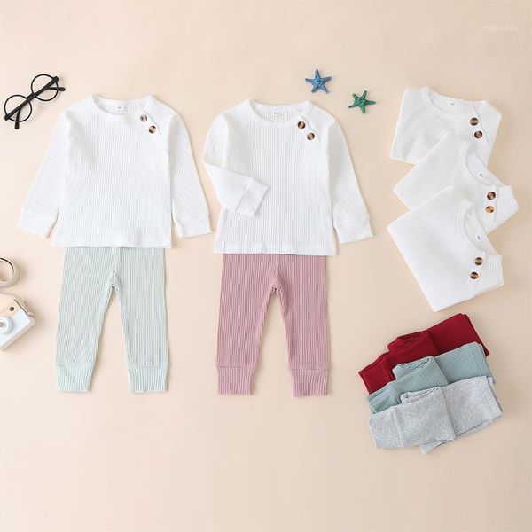 clothing sets infants baby girl boy clothes fall ribbed outfits casual long sleeve buttons round collar +long trousers toddlers solid se, White
clothing sets infants baby girl boy clothes fall ribbed outfits casual long sleeve buttons round collar +long trousers toddlers solid se, White