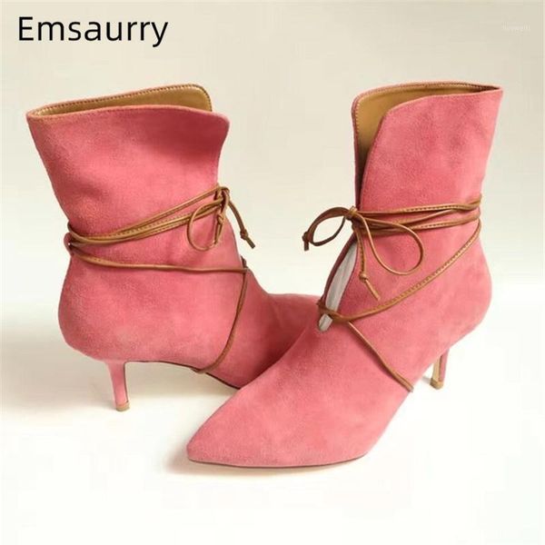 boots sweet pink suede ankle women point toe kitten heel cut outs lace-up autumn winter short woman1, Black
boots sweet pink suede ankle women point toe kitten heel cut outs lace-up autumn winter short woman1, Black
