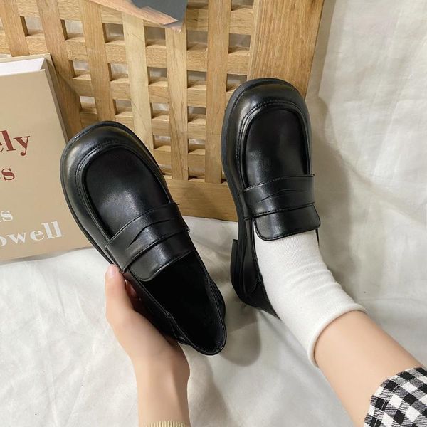 new autumn oxford shoes for women shoes woman slip on solid leather thick bottom platform round toe low heels casual, Black
new autumn oxford shoes for women shoes woman slip on solid leather thick bottom platform round toe low heels casual, Black