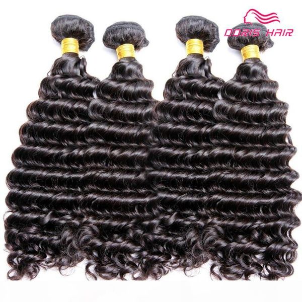 brazilian human hair weave deep wave virgin hair bundles extension 4 pcs hair weft ing, Black
brazilian human hair weave deep wave virgin hair bundles extension 4 pcs hair weft ing, Black