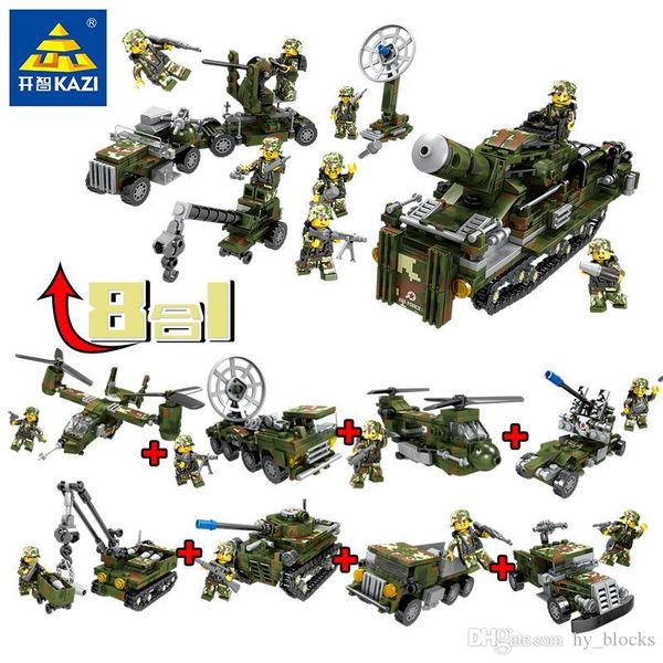8in1 military combat troops fighter tank army armored car building blocks sets diy bricks helicopter model education kids toys 02
8in1 military combat troops fighter tank army armored car building blocks sets diy bricks helicopter model education kids toys 02