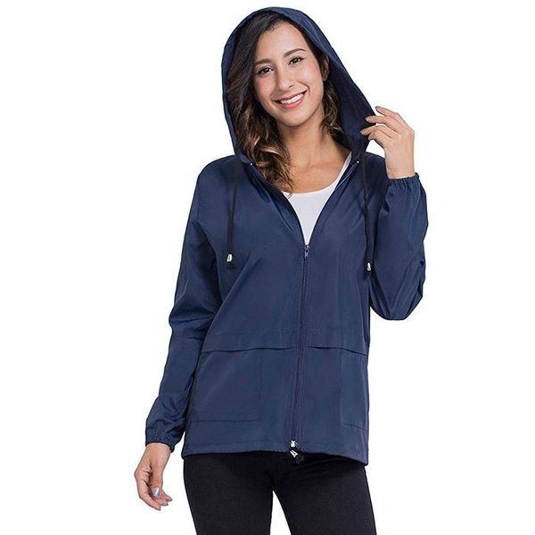 women lightweight hooded waterproof raincoat windbreaker outdoor rainy jacket coat xin-shipping, Black;brown
women lightweight hooded waterproof raincoat windbreaker outdoor rainy jacket coat xin-shipping, Black;brown