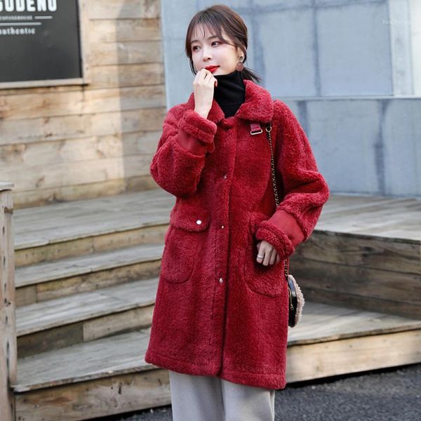 winter coat plush thick loose mid-length turn down collar fashion solid teddy bear coat 2019 new one fur warm elegant white1, Black
winter coat plush thick loose mid-length turn down collar fashion solid teddy bear coat 2019 new one fur warm elegant white1, Black