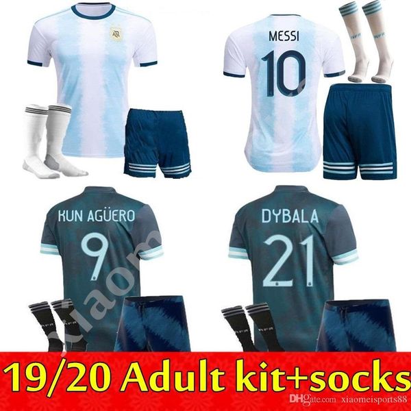 2020 argentina copa america soccer jersey full kits 2020 messi dybala maradona aguero di maria higuain football shirt men kits+socks, Black
2020 argentina copa america soccer jersey full kits 2020 messi dybala maradona aguero di maria higuain football shirt men kits+socks, Black