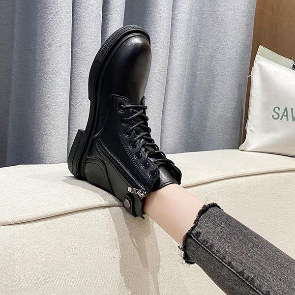 shoes women's mid calf boots boots-women winter footwear luxury designer round toe rock low autumn sports 2020 fashion, Black
shoes women's mid calf boots boots-women winter footwear luxury designer round toe rock low autumn sports 2020 fashion, Black