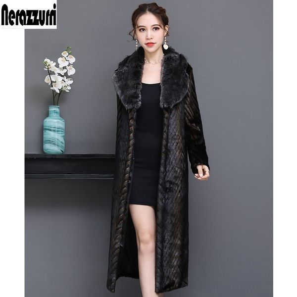 nerazzurri winter faux fur coat women fashion long sleeve warm female furry fluffy fake mink fur overcoat plus size 5xl 6xl t200507, Black
nerazzurri winter faux fur coat women fashion long sleeve warm female furry fluffy fake mink fur overcoat plus size 5xl 6xl t200507, Black