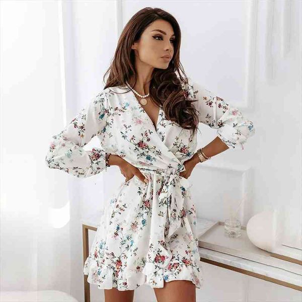 autumn women dresses long sleeve ruffles party casual floral mini dress lace up fashion elegant short dress office vestidos, Black;gray
autumn women dresses long sleeve ruffles party casual floral mini dress lace up fashion elegant short dress office vestidos, Black;gray