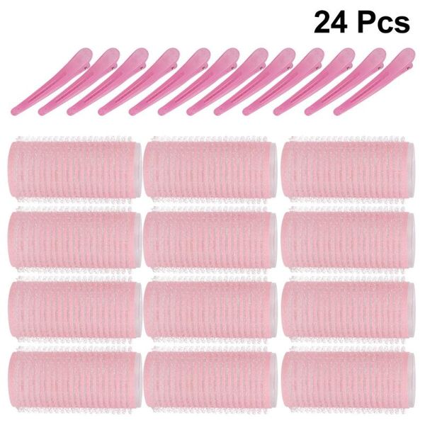 hair straighteners 1 set of 24pcs curlers kits self-adhesive nylon rollers duckbill clips hairdressing tools (12pcs 2.5cm an, Black
hair straighteners 1 set of 24pcs curlers kits self-adhesive nylon rollers duckbill clips hairdressing tools (12pcs 2.5cm an, Black