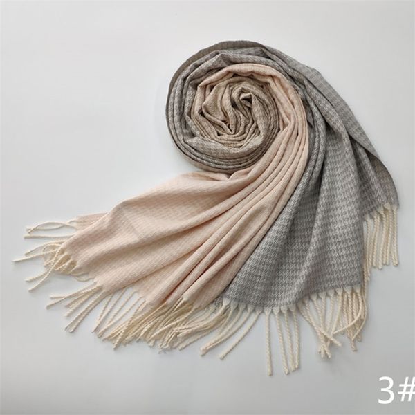 winter modal feeling knitted cashmere scarf women silk shawls wraps femme luxury wool pashmina stole ladies blanket cape 201218, Blue;gray
winter modal feeling knitted cashmere scarf women silk shawls wraps femme luxury wool pashmina stole ladies blanket cape 201218, Blue;gray
