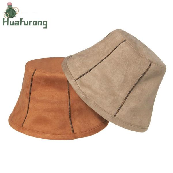 wide brim hats huafurong women's autumn winter suede bucket hat retro thicken fleece warm fisherman casual wild basin cap wholesale, Blue;gray
wide brim hats huafurong women's autumn winter suede bucket hat retro thicken fleece warm fisherman casual wild basin cap wholesale, Blue;gray