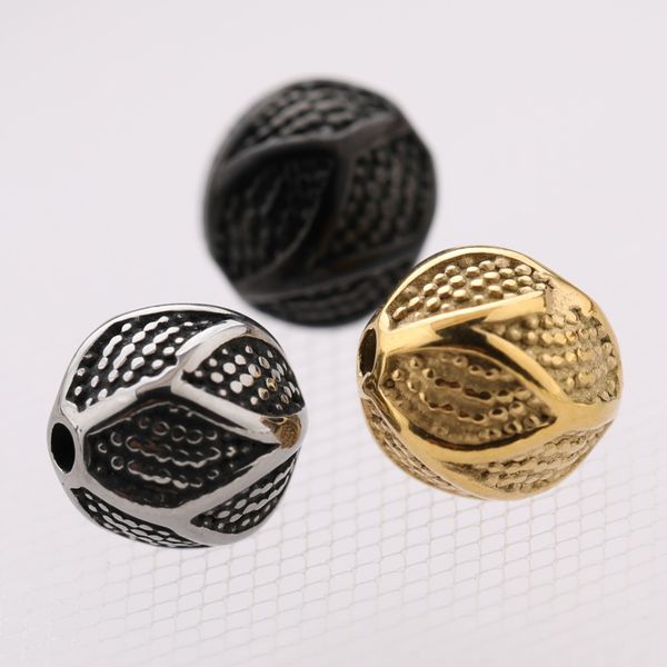 classic design jewelry findings round gold stainless steel beads charms, Bronze;silver
classic design jewelry findings round gold stainless steel beads charms, Bronze;silver