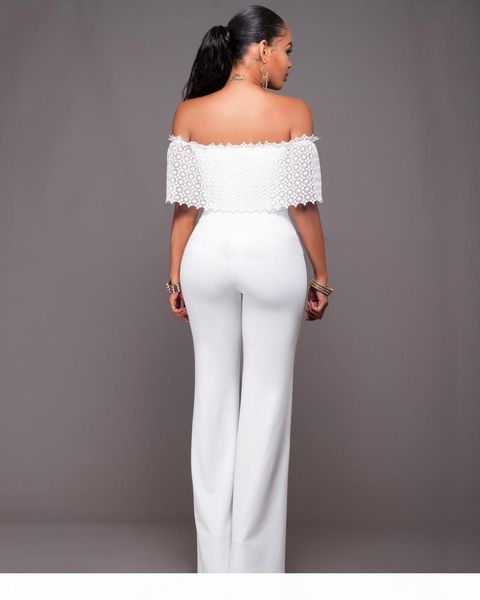 2016 rompers womens jumpsuit black white lace elegant off shouder bodysuit for women outfits long pants
2016 rompers womens jumpsuit black white lace elegant off shouder bodysuit for women outfits long pants