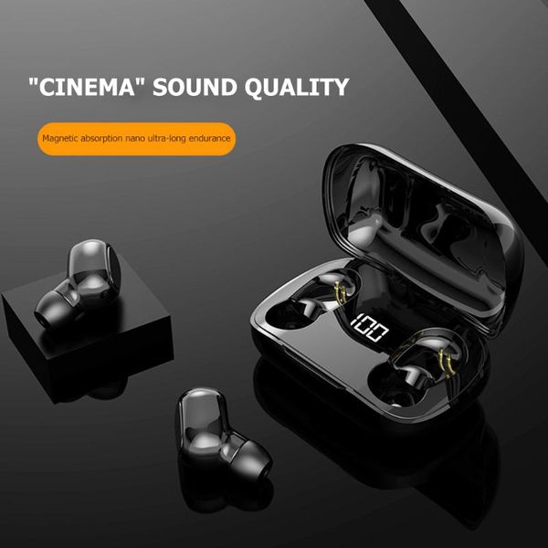xg-5.0 tws bluetooth 5.0 earbuds true wireless stereo in-ear earbuds earphones headphones with digital display charging case
xg-5.0 tws bluetooth 5.0 earbuds true wireless stereo in-ear earbuds earphones headphones with digital display charging case