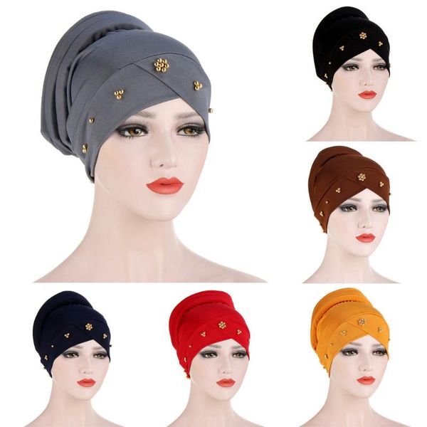 women solid beading india hat muslim ruffle cancer chemo hat beanie wrap cap 2020 female warm spring autumn cap, Blue;gray
women solid beading india hat muslim ruffle cancer chemo hat beanie wrap cap 2020 female warm spring autumn cap, Blue;gray