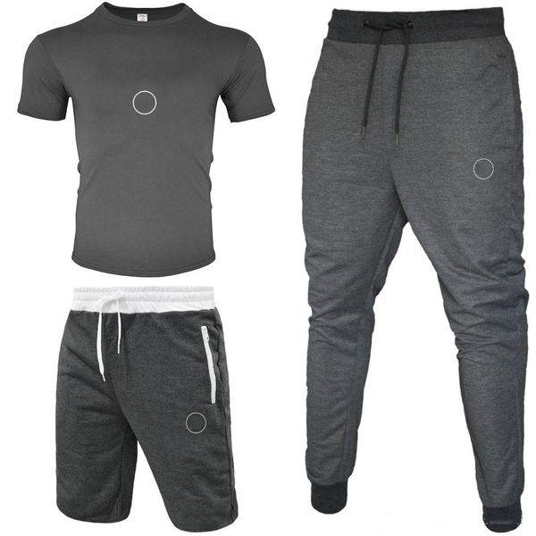 men tracksuit t-shirt+short pant+long pant 3 piece sets solid color outfit suits tracksuits, Gray
men tracksuit t-shirt+short pant+long pant 3 piece sets solid color outfit suits tracksuits, Gray