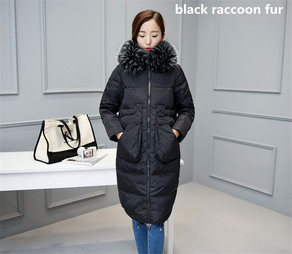 2021 new skin collar of the women raccoon white duck down warm female jacket long winter parka chaqueta mujer wxf574 vo1g, Black
2021 new skin collar of the women raccoon white duck down warm female jacket long winter parka chaqueta mujer wxf574 vo1g, Black