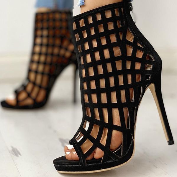 boots 2021 women flock macrame shoes autumn spring med heel peep toe ladies hollow out office work, Black
boots 2021 women flock macrame shoes autumn spring med heel peep toe ladies hollow out office work, Black