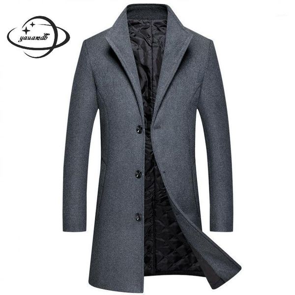 mens wool coats winter male blends jackets clothing turn-down collar long solid color single breasted man outerwear clothes y1661, Black
mens wool coats winter male blends jackets clothing turn-down collar long solid color single breasted man outerwear clothes y1661, Black