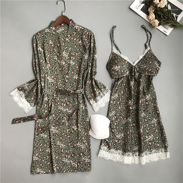 green leopard print 2pcs sweet lace trim pajamas sets women sleep suit pyjamas full sleeve nightwear nightgown spring sleepwear1, Black;red
green leopard print 2pcs sweet lace trim pajamas sets women sleep suit pyjamas full sleeve nightwear nightgown spring sleepwear1, Black;red