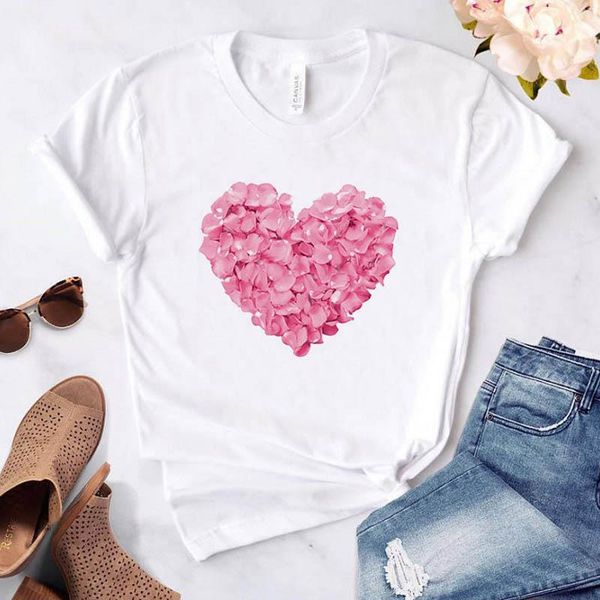 fashion pink heart flower print women tshirt casual funny t shirt harajuku 90s white tshirt tumblr streetwear
fashion pink heart flower print women tshirt casual funny t shirt harajuku 90s white tshirt tumblr streetwear