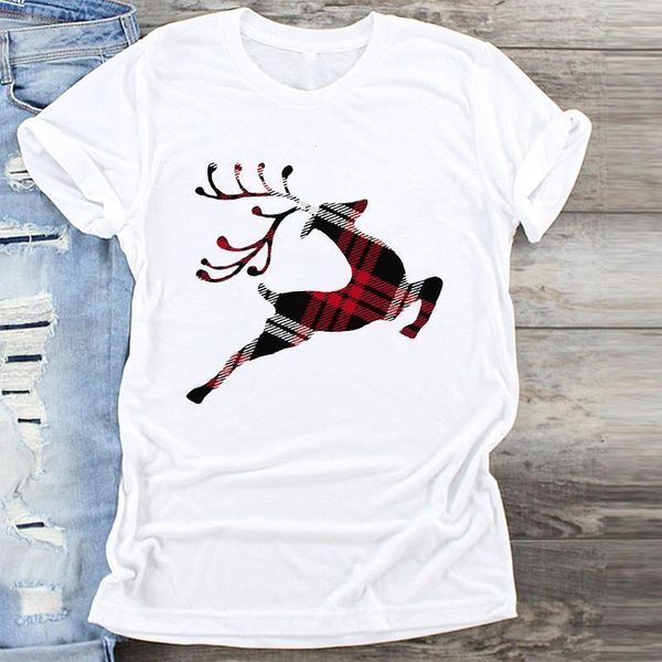 women plaid deer cute trend fashion holiday merry christmas print clothes graphic female tshirts t shirt ladies tee t-shirt, White
women plaid deer cute trend fashion holiday merry christmas print clothes graphic female tshirts t shirt ladies tee t-shirt, White