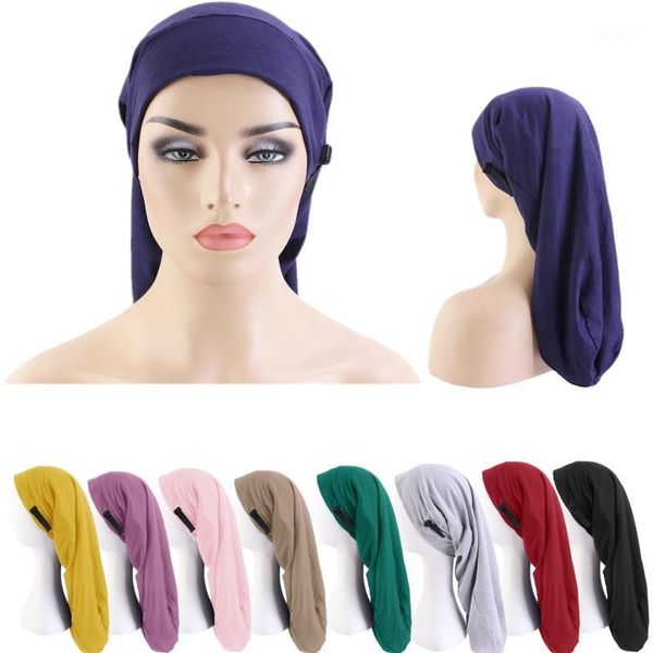 muslim ladies soft baotou caps casual solid color woman long tube hats adjustable buckle baotou hair cap double hairdressing hat1, Blue;gray
muslim ladies soft baotou caps casual solid color woman long tube hats adjustable buckle baotou hair cap double hairdressing hat1, Blue;gray
