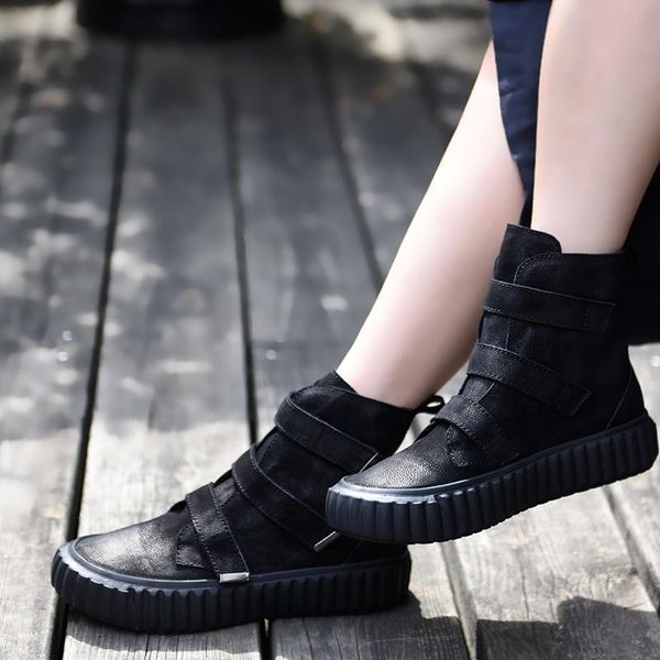 boots artmu fashion women handmade genuine leather shoes woman lady ankle female casual bottines hook loop, Black
boots artmu fashion women handmade genuine leather shoes woman lady ankle female casual bottines hook loop, Black