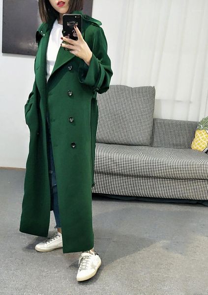new fashion 2020 fall /autumn casual double breasted simple classic long trench coat green chic female windbreaker1, Tan;black
new fashion 2020 fall /autumn casual double breasted simple classic long trench coat green chic female windbreaker1, Tan;black
