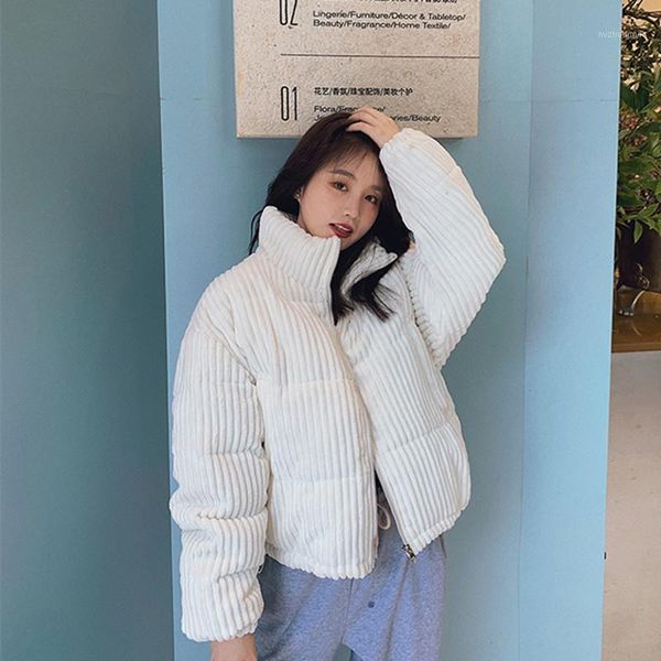 women corduroy cotton padded jacket new winter warm thick black short coat female slim solid korean parkas mujer woman outwear1
women corduroy cotton padded jacket new winter warm thick black short coat female slim solid korean parkas mujer woman outwear1