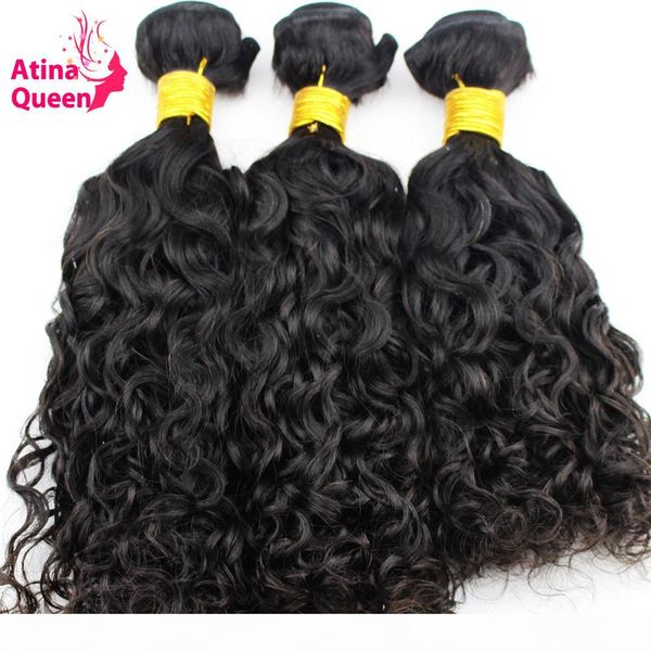atina queen hair products water wave brazilian hair 3 bundles 100% remy hair natural black color for women, Black;brown
atina queen hair products water wave brazilian hair 3 bundles 100% remy hair natural black color for women, Black;brown