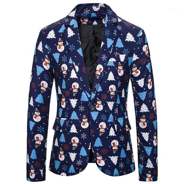men's suits & blazers 2021 men blazer christmas snowman print mens slim fit wine red suit jackets one button masculino1, White;black
men's suits & blazers 2021 men blazer christmas snowman print mens slim fit wine red suit jackets one button masculino1, White;black