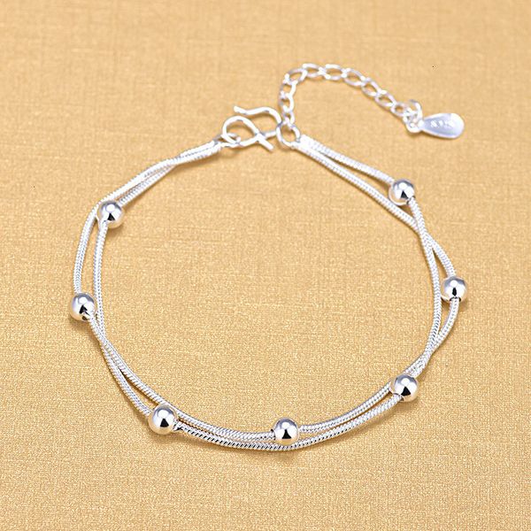 factorydbctbracelets layered 7 ball pcs beads double snake chain bracelet for women 925 sterling silver jewelry gift
factorydbctbracelets layered 7 ball pcs beads double snake chain bracelet for women 925 sterling silver jewelry gift