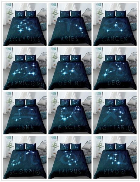 12 constellations household 3pcs bedding set sagittarius star map blue printed quilt cover decorate bedroom bedding set
12 constellations household 3pcs bedding set sagittarius star map blue printed quilt cover decorate bedroom bedding set