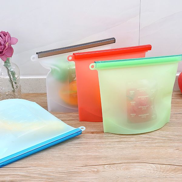 1000ml reusable silicone storage bag vacuum sealed food preservation sealed bag collapsible portable refrigerator storage bag
1000ml reusable silicone storage bag vacuum sealed food preservation sealed bag collapsible portable refrigerator storage bag