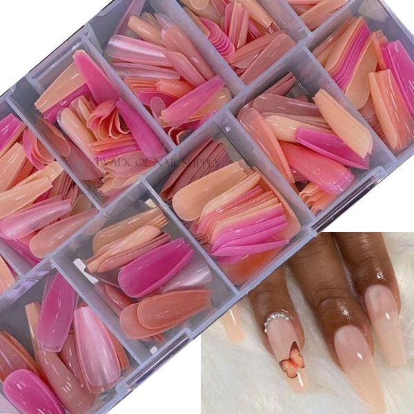 false nails gel x nude color coffin long full cover nail tips acrylic extension manicure designs system, Red;gold
false nails gel x nude color coffin long full cover nail tips acrylic extension manicure designs system, Red;gold