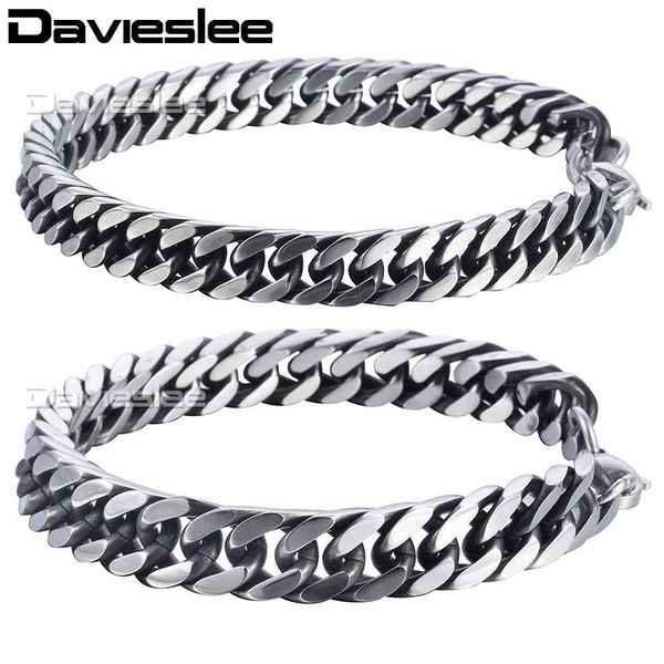 davieslee mens bracte chain curr curr contine нержавеющая сталь нарезать двойной кубинские ромбо грустовые цепи браслеты для мужчин 8/10 мм, Black
davieslee mens bracte chain curr curr contine нержавеющая сталь нарезать двойной кубинские ромбо грустовые цепи браслеты для мужчин 8/10 мм, Black