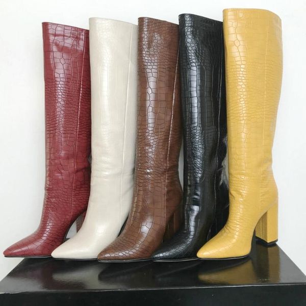 sale big size more colors pointed toe urban beauty party shoes women faux leather wide calf fitted knee high heeled boots1, Black
sale big size more colors pointed toe urban beauty party shoes women faux leather wide calf fitted knee high heeled boots1, Black