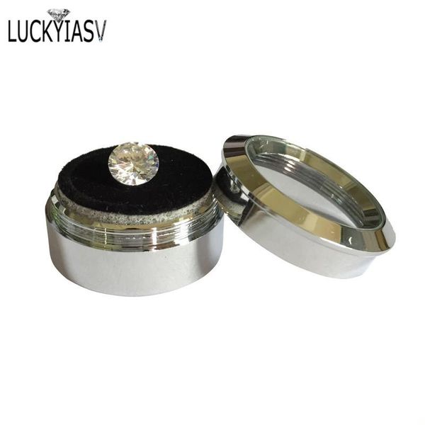10pcs/lot stainless steel round diamond display box metal gemstone cases diamond storage organizer gift box 3.4*1.8cm, Pink;blue
10pcs/lot stainless steel round diamond display box metal gemstone cases diamond storage organizer gift box 3.4*1.8cm, Pink;blue