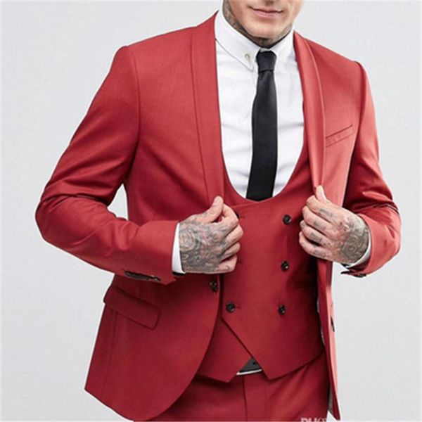 men's suits & blazers custom made shawl collar mens 3pieces(jacket+pants+vest+tie) red color fashion one button groom clothes 323, White;black
men's suits & blazers custom made shawl collar mens 3pieces(jacket+pants+vest+tie) red color fashion one button groom clothes 323, White;black